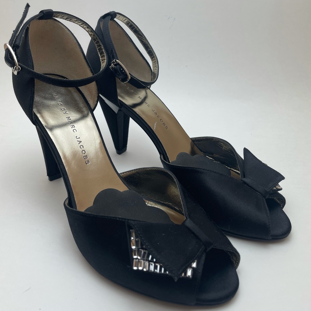 Marc By Marc Jacobs open toe heels.